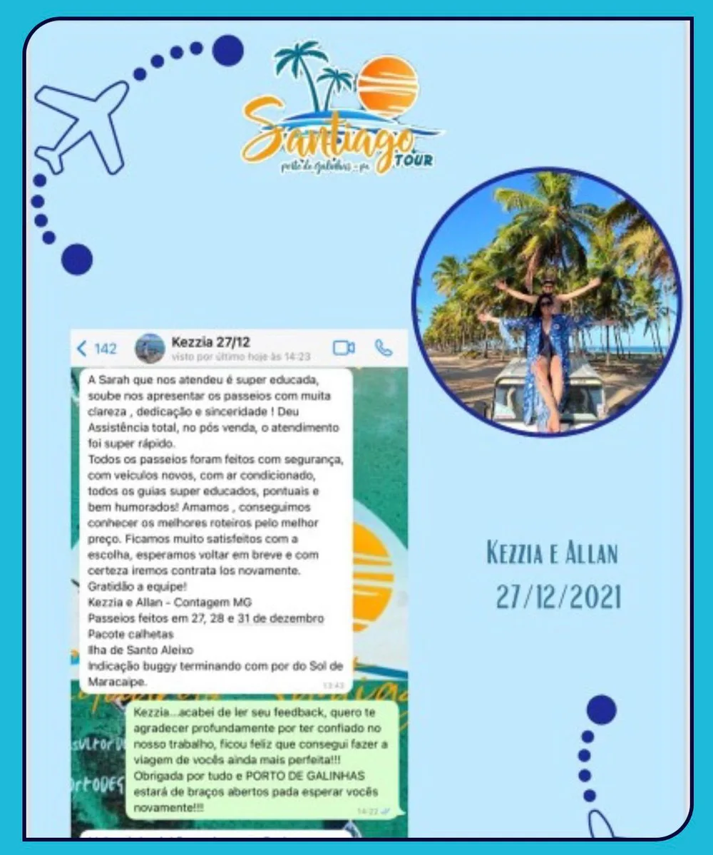 Depoimento de Roméria sobre a Santiago Tour