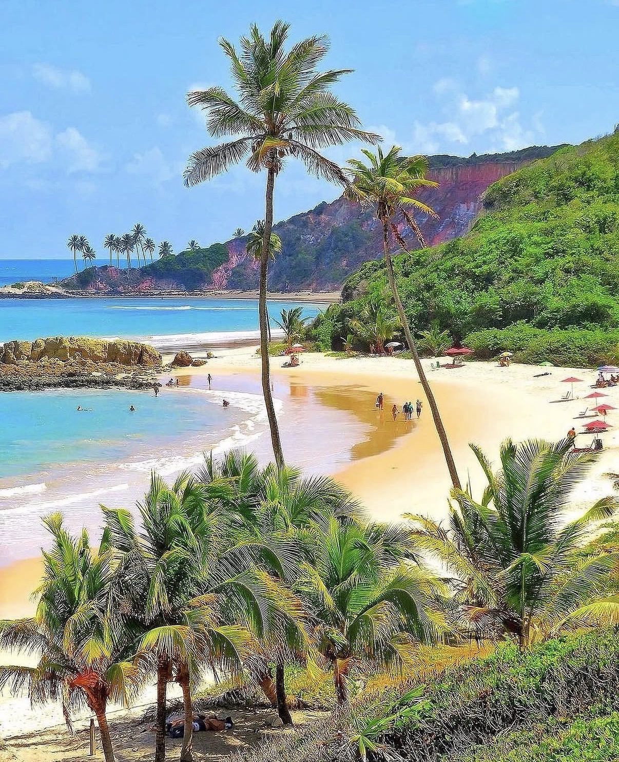 Vista aérea da praia no Litoral Sul II