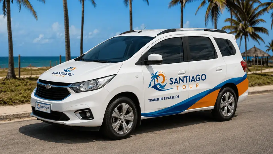 Carro de transfer da Santiago Tour em João Pessoa
